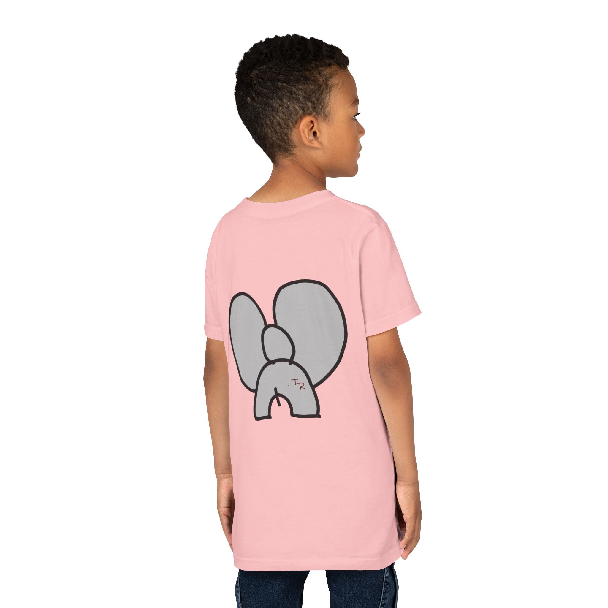 Youth Tee - Animals Front - Elephant