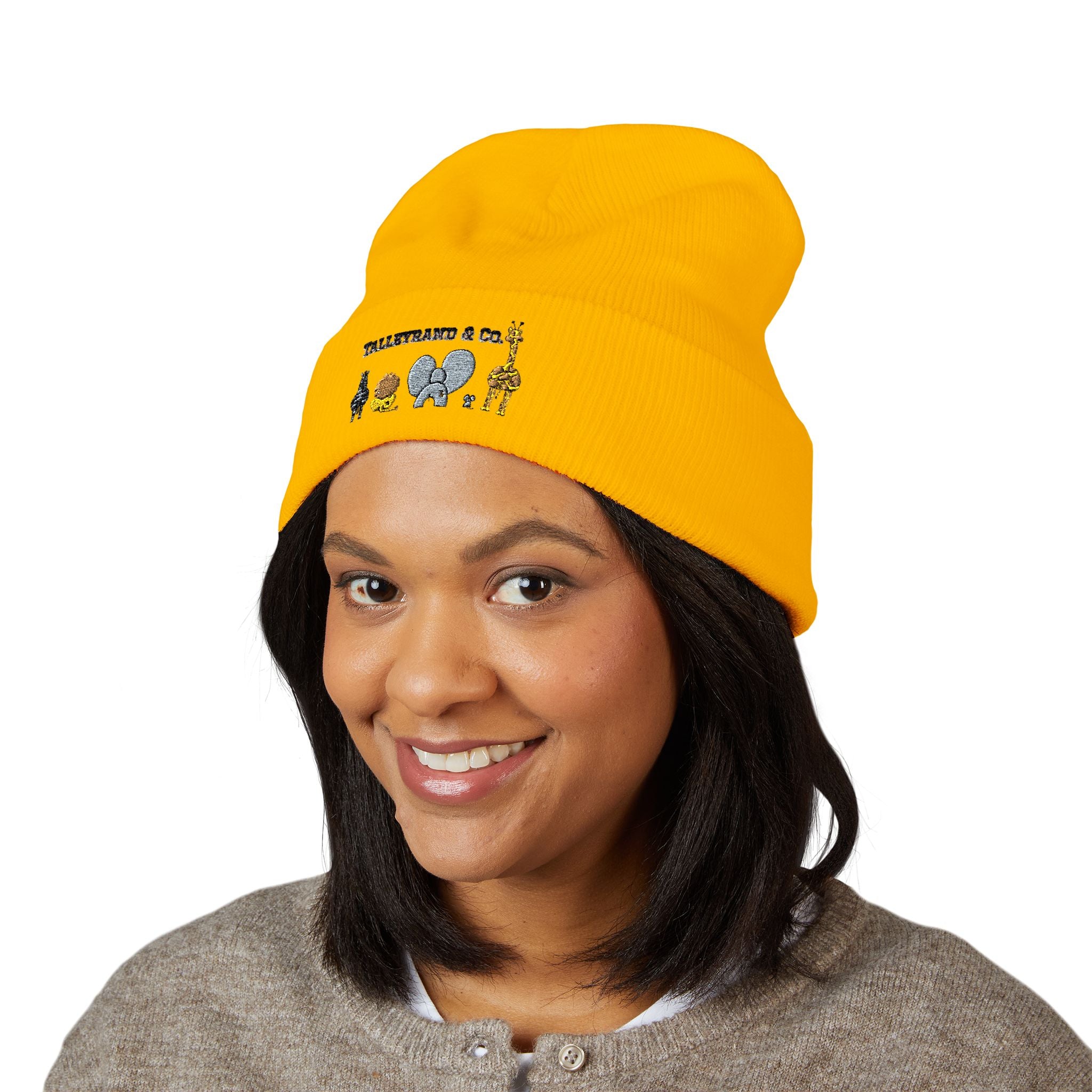 Embroidered Beanie - Talleyrand Animals