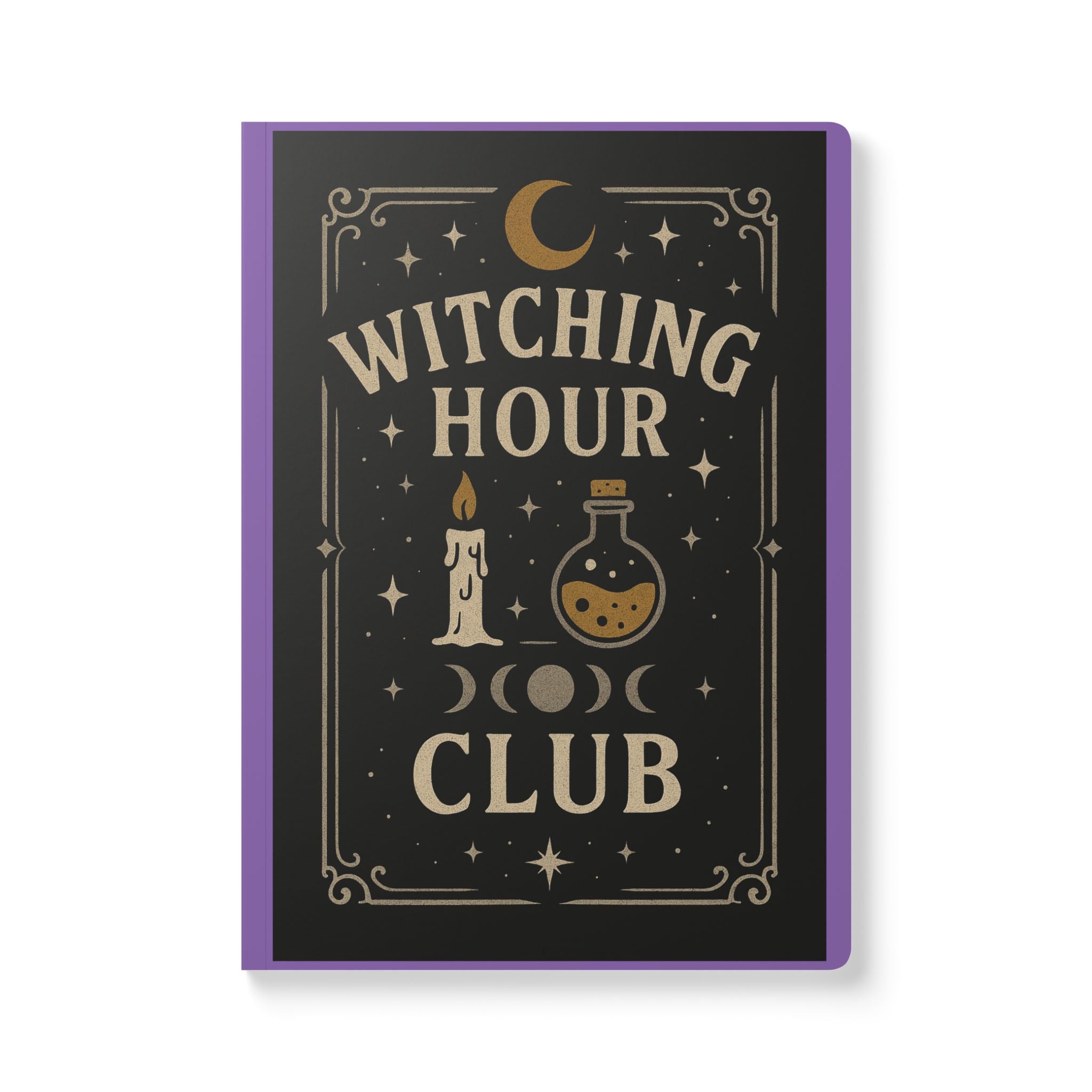 Witchy Softcover Journal: Perfect for Creatives, Dreamers, and Dark Aesthetics, Ghostly Gift, Occult Notes, Halloween Diaries