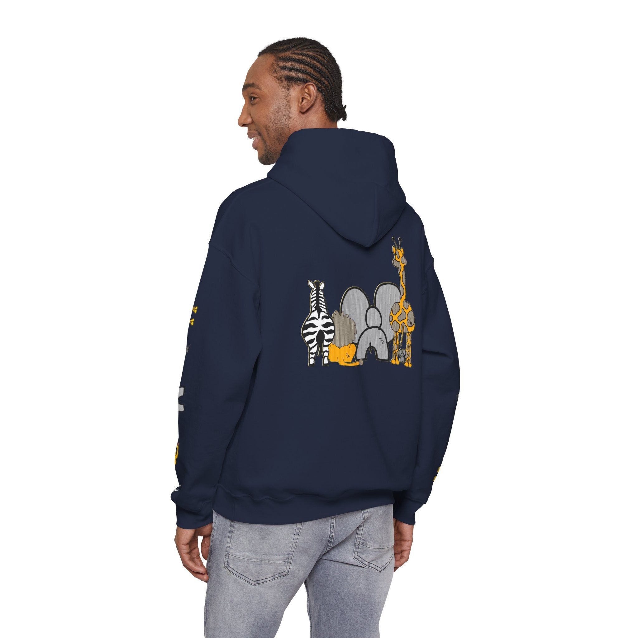 Talleyrand Band Hooded Sweatshirt Text Front/ picture back and picture sleeves
