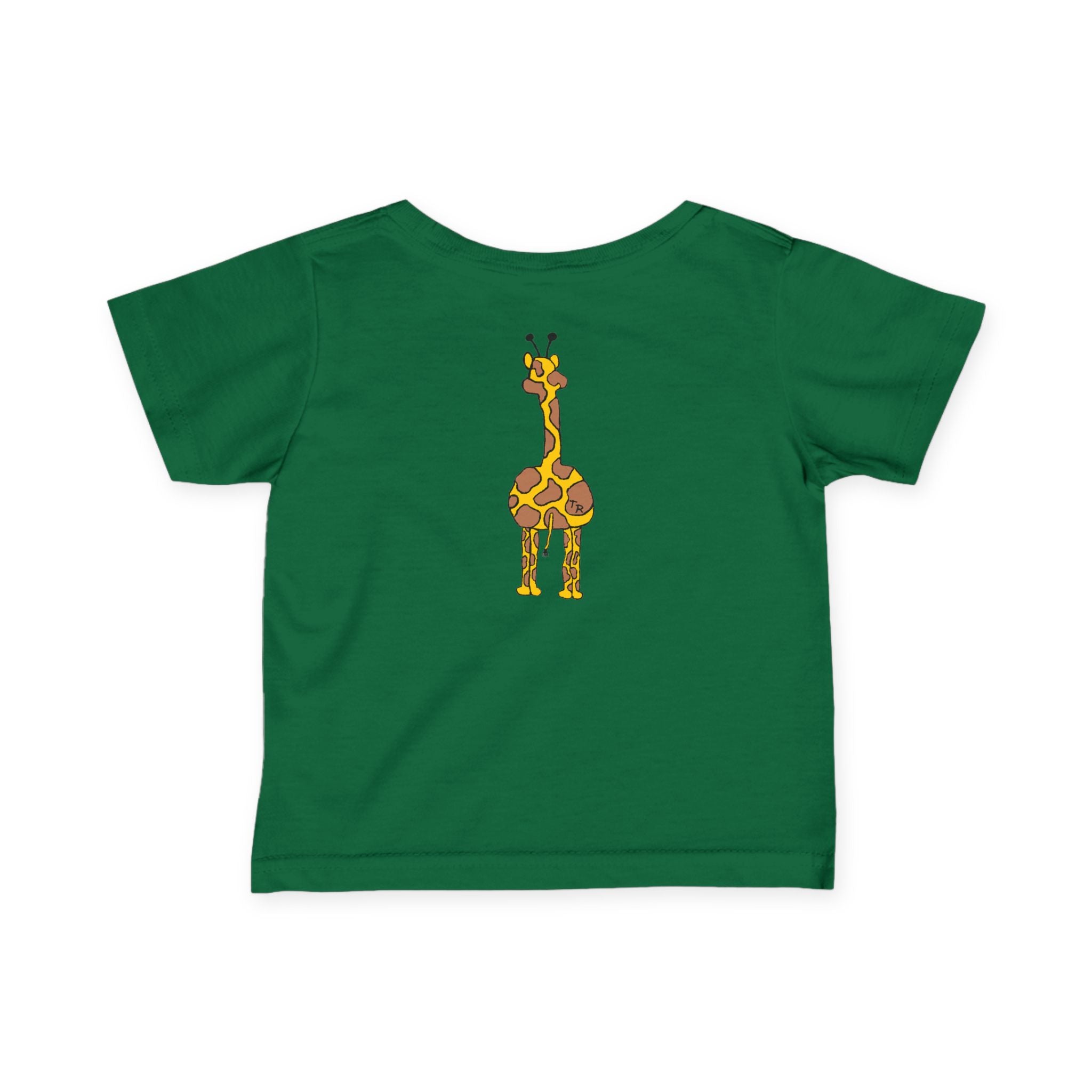 Baby/Infant Tee - Talleyrand Band front - Giraffe Back