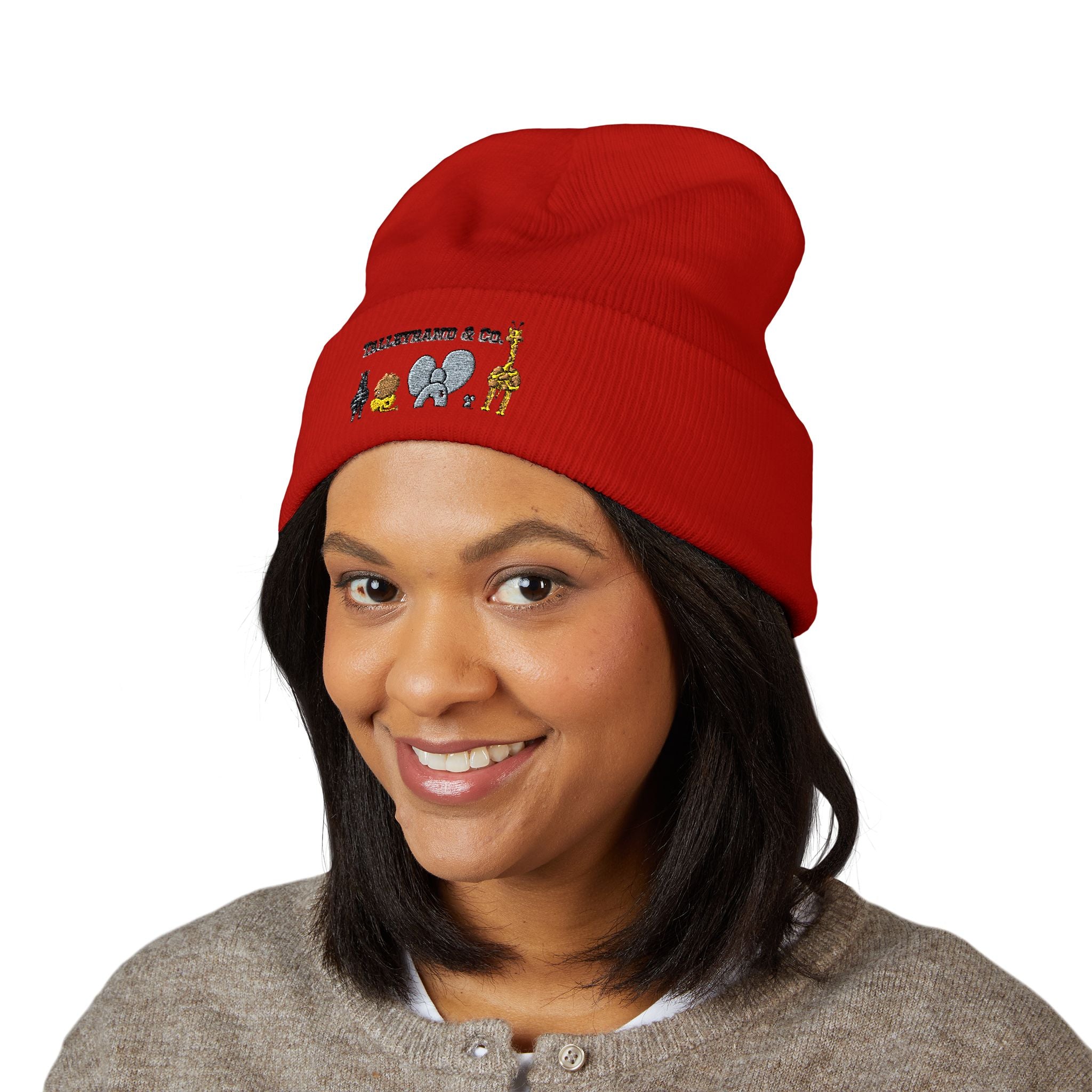Embroidered Beanie - Talleyrand Animals