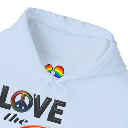 Rainbow Love Peace Hoodie