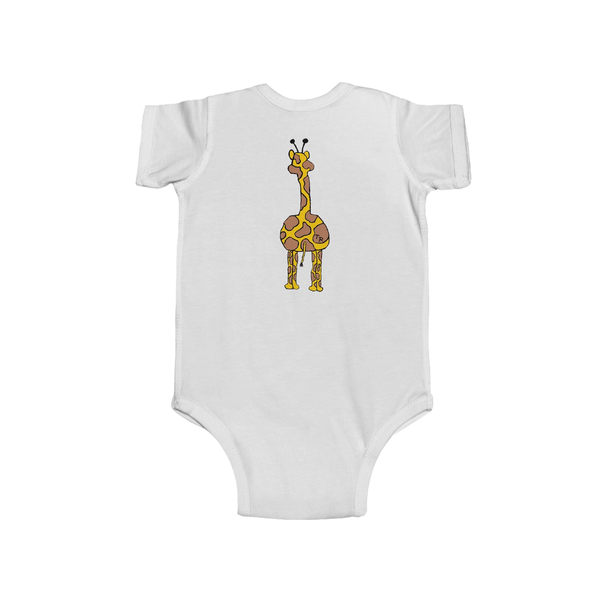 Giraffe Print Infant Bodysuit | Cute Baby Outfit for Safari Lovers