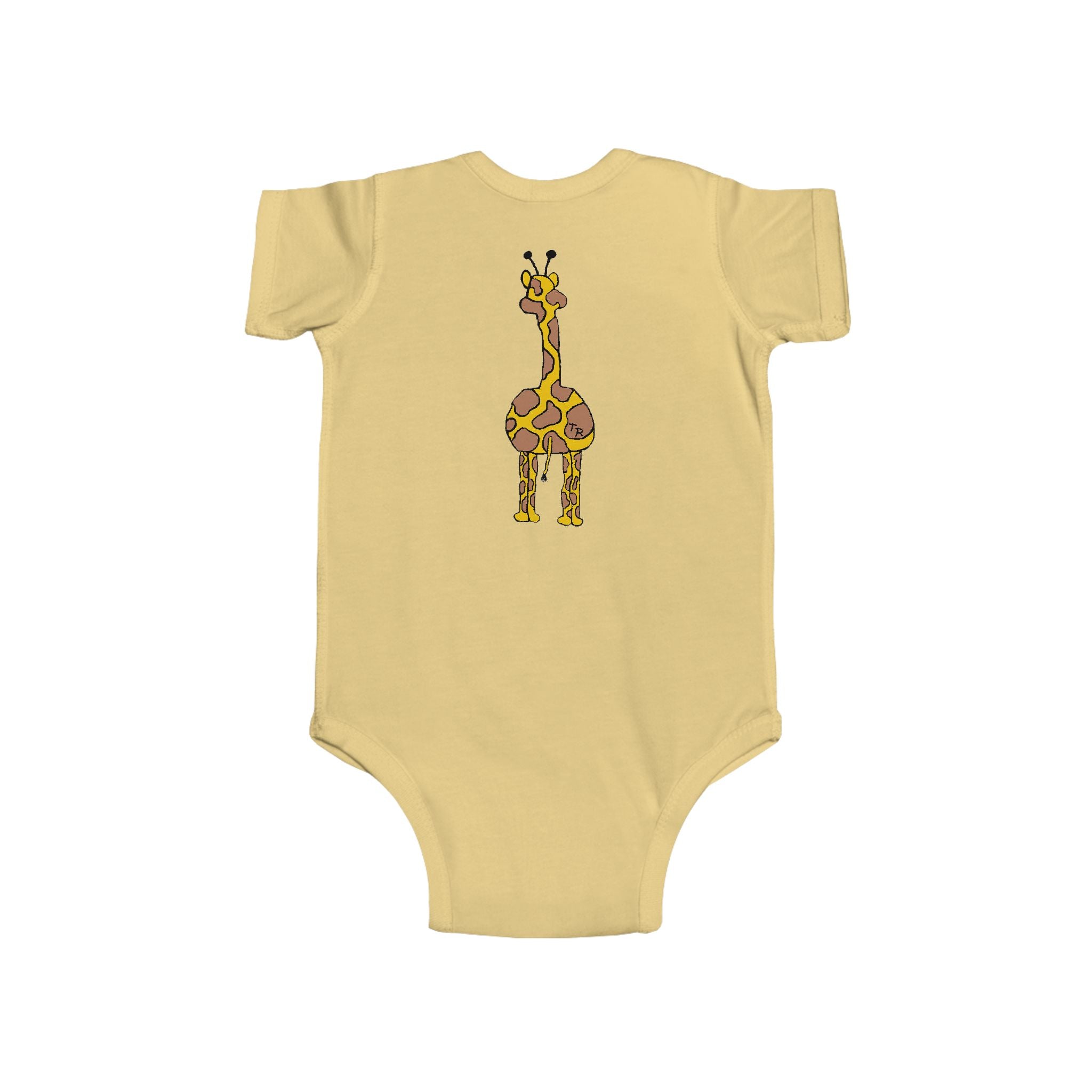 Giraffe Print Infant Bodysuit | Cute Baby Outfit for Safari Lovers