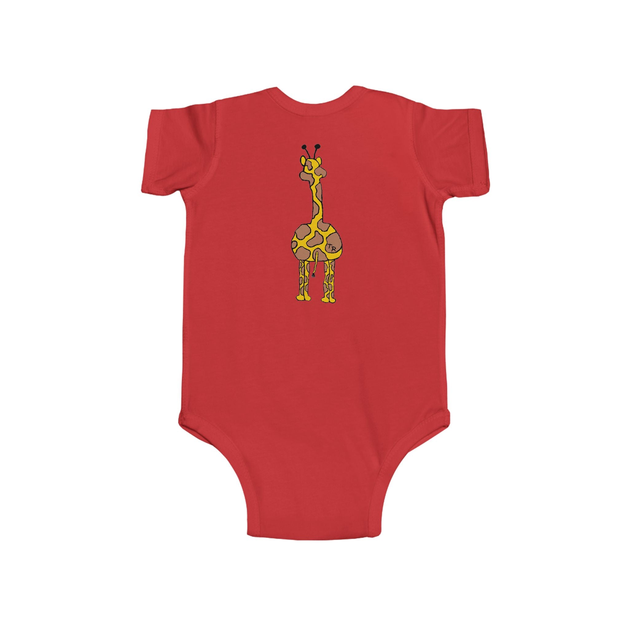 Giraffe Print Infant Bodysuit | Cute Baby Outfit for Safari Lovers