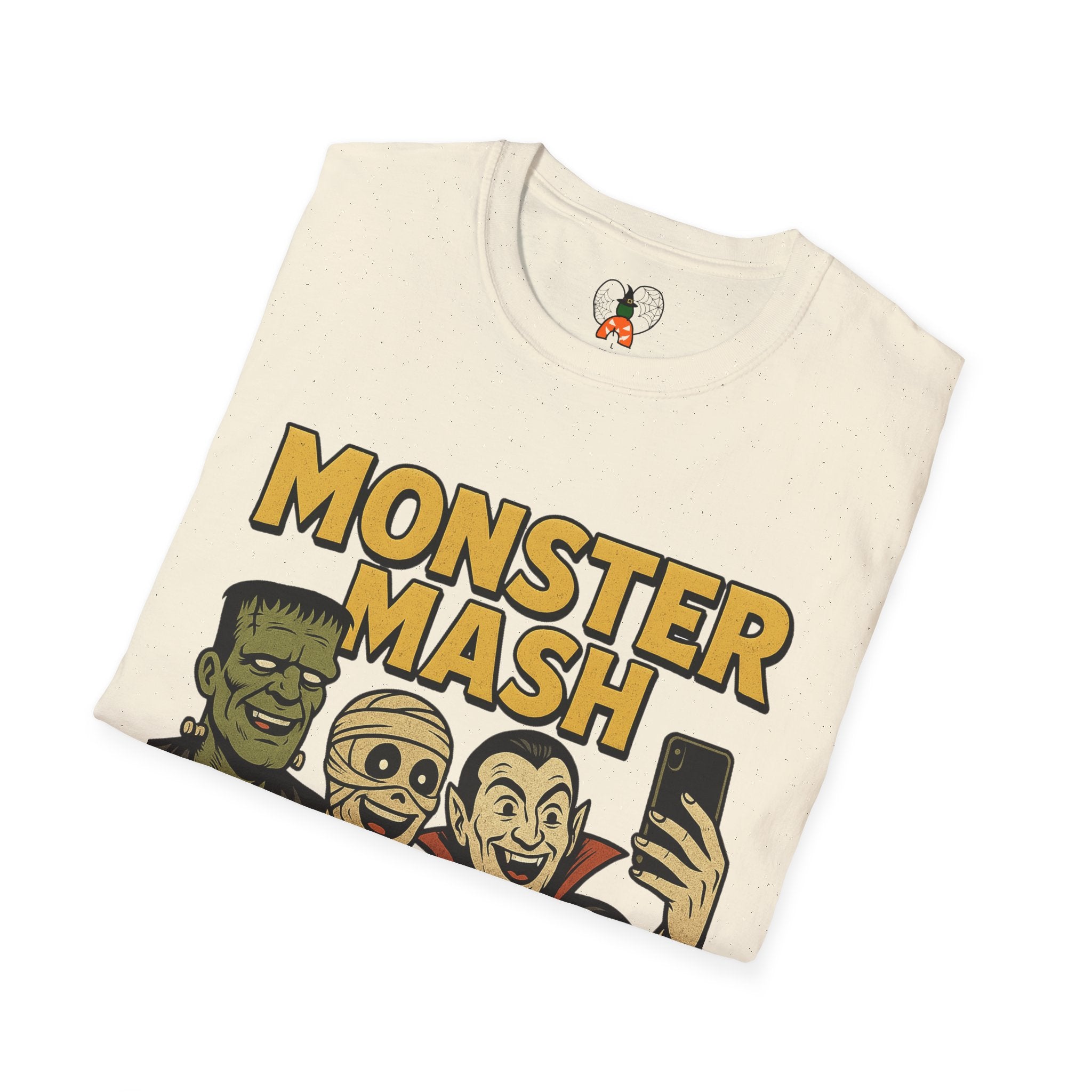 Halloween Monster Mash Social Club T-Shirt, Unisex Softstyle Tee, Spooky Party Shirt, Halloween Costume Tee, Fun Graphic Tee