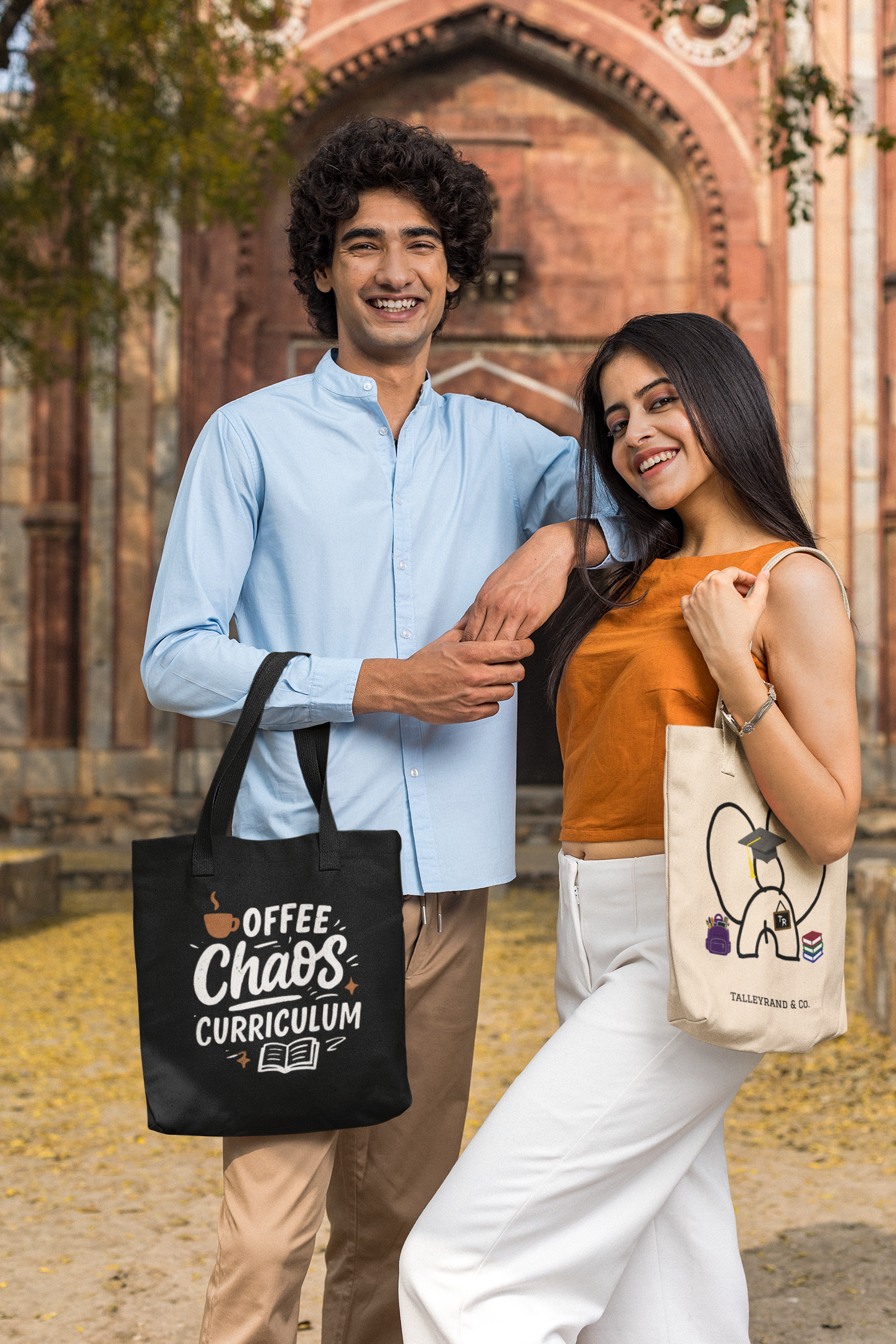 Canvas Tote Bag - Coffee, Chaos, Curriculum Design