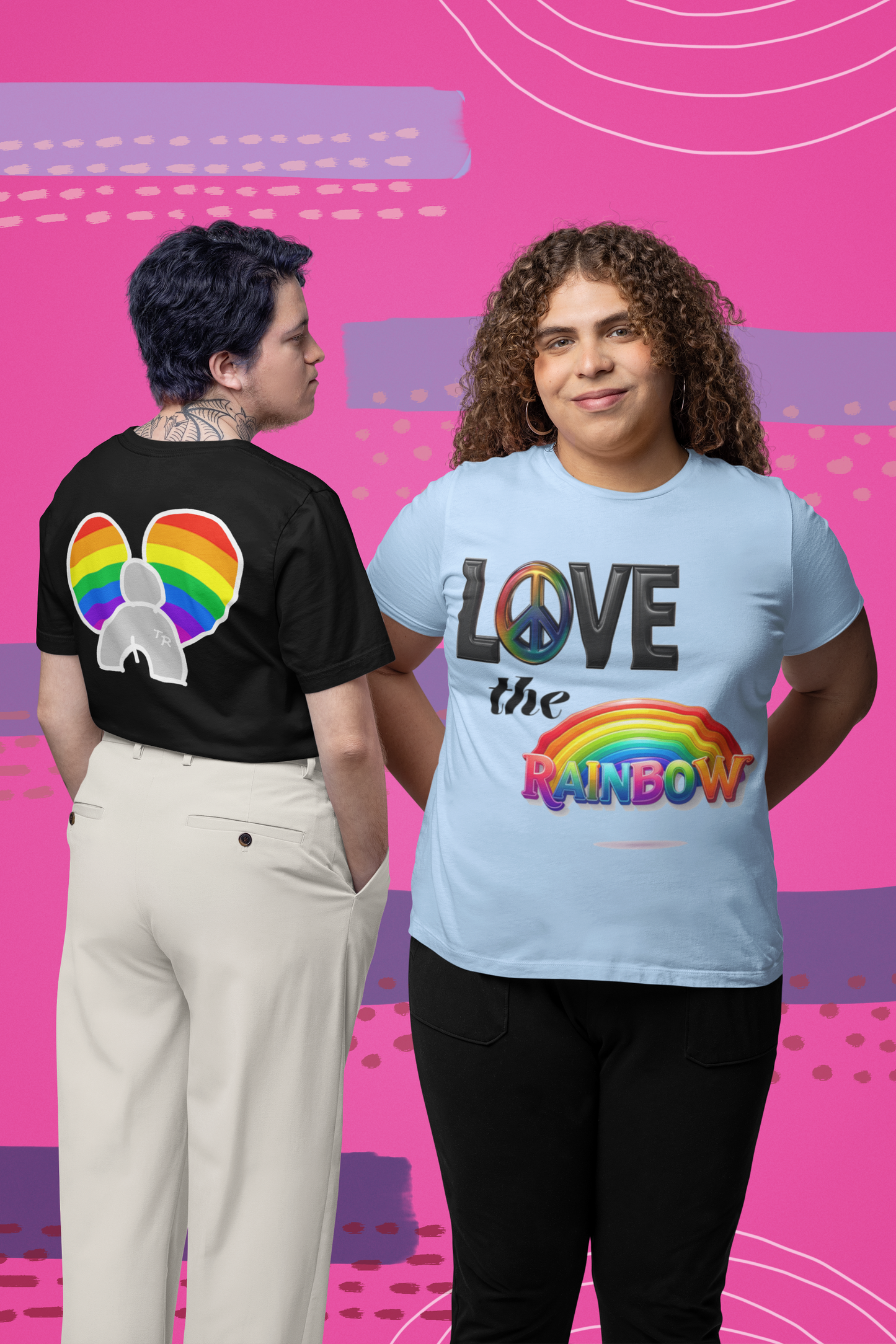 Rainbow Love Unisex T-Shirt