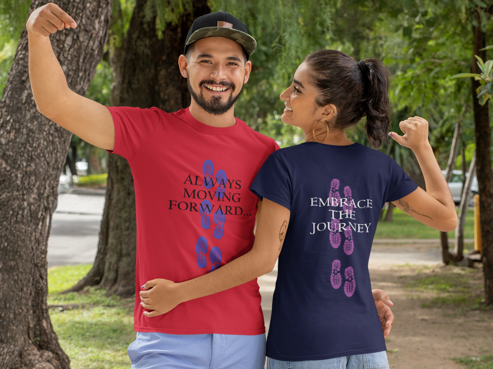 Inspirational T-Shirt for Journey Enthusiasts, Always Moving Forward, Embrace the Journey, Motivational Tee, Gift for Adventurers