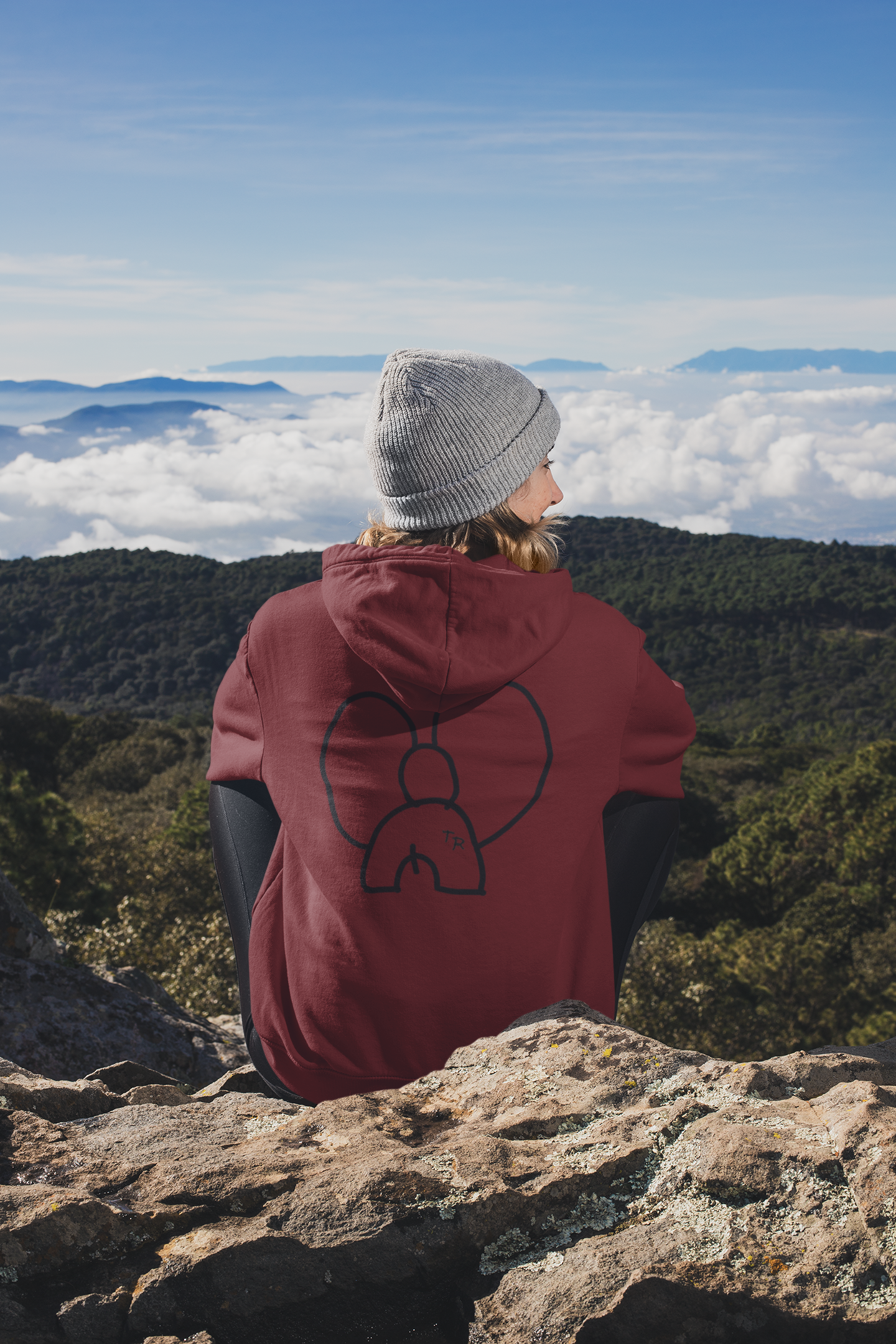 Hooded Sweatshirt with Talleyrand & Co Logo