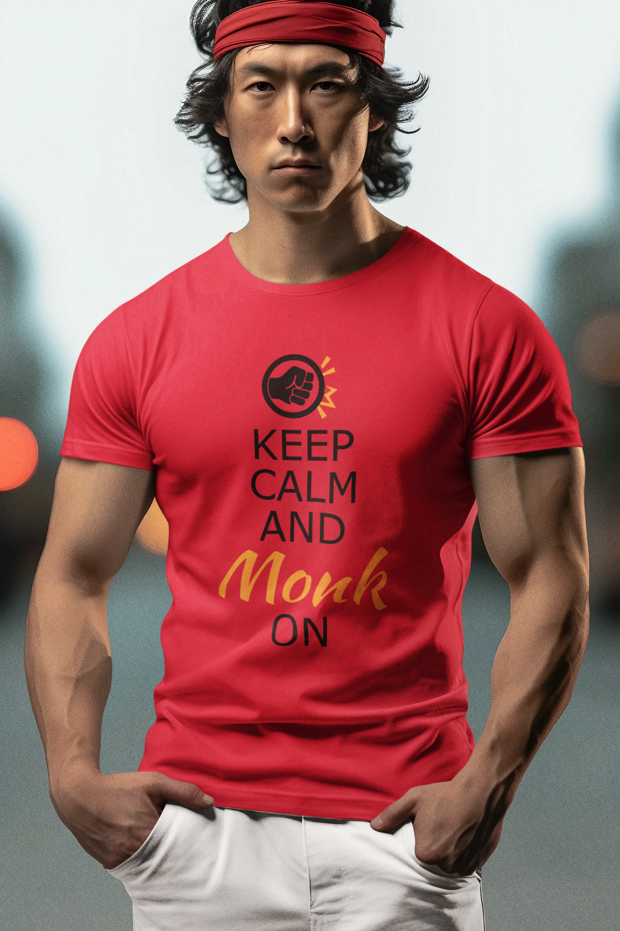 Unisex T-Shirt Keep Calm and Monk On
