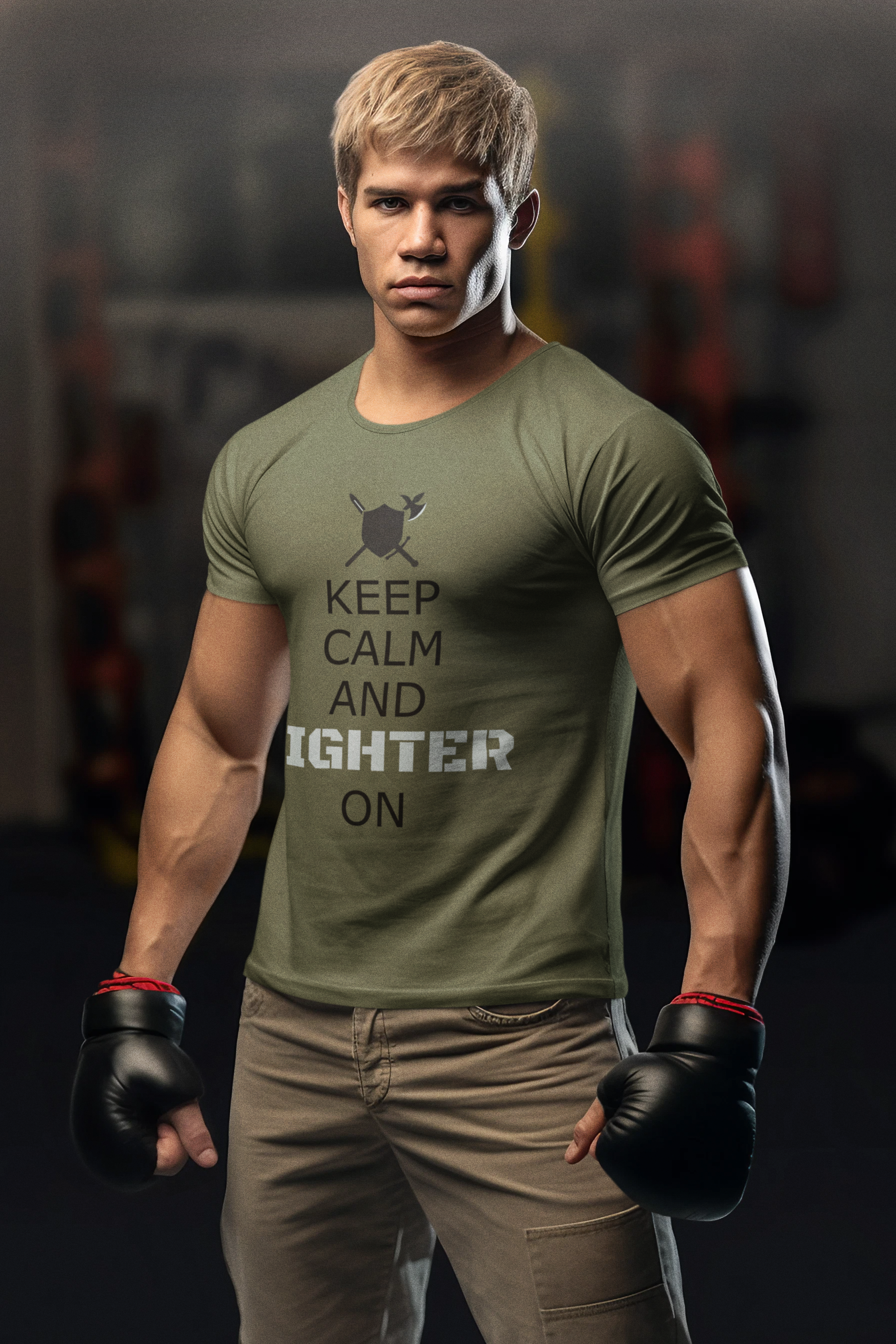 Keep Calm Fighter Unisex T-Shirt