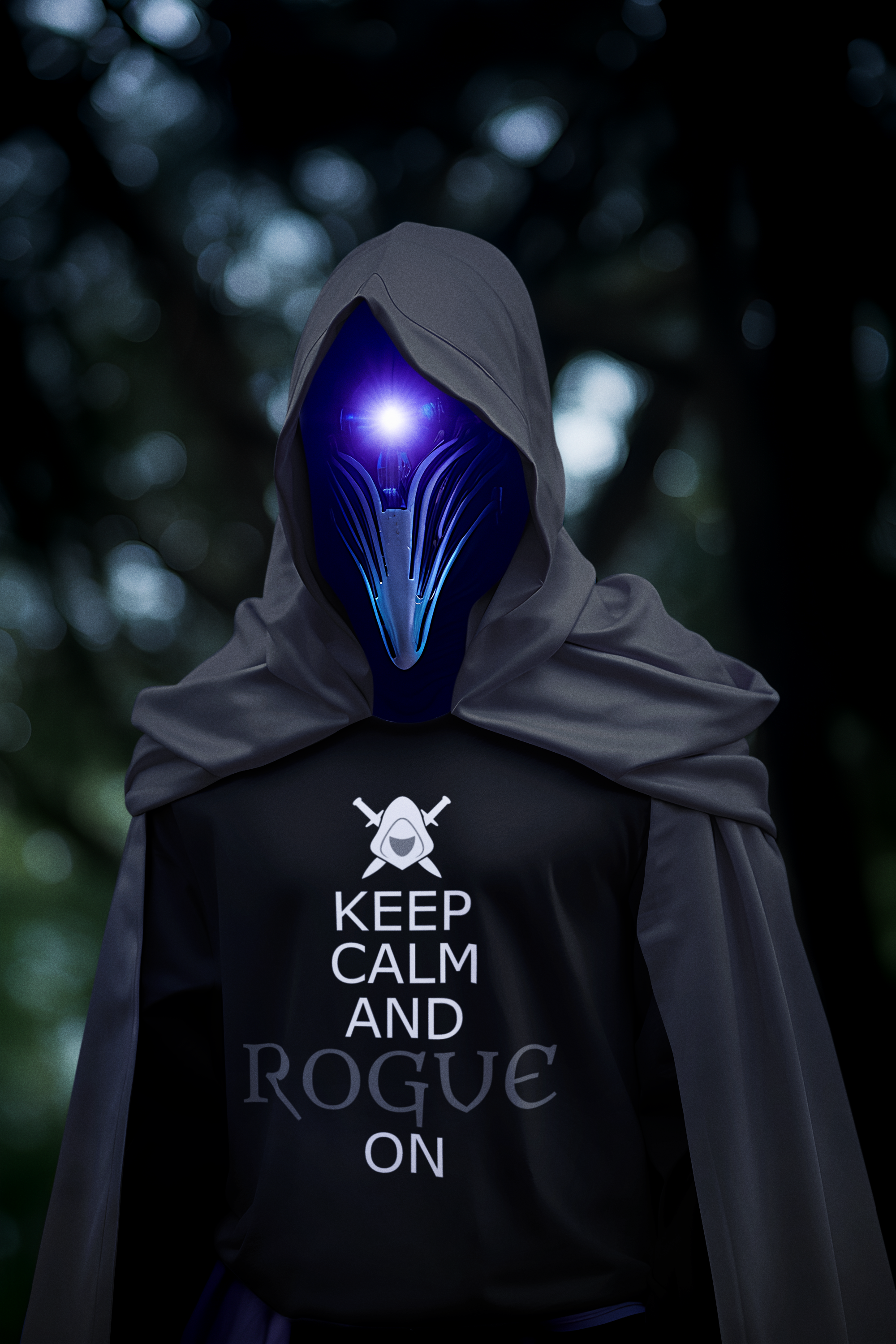 Keep Calm and Rogue On Unisex Softstyle T-Shirt