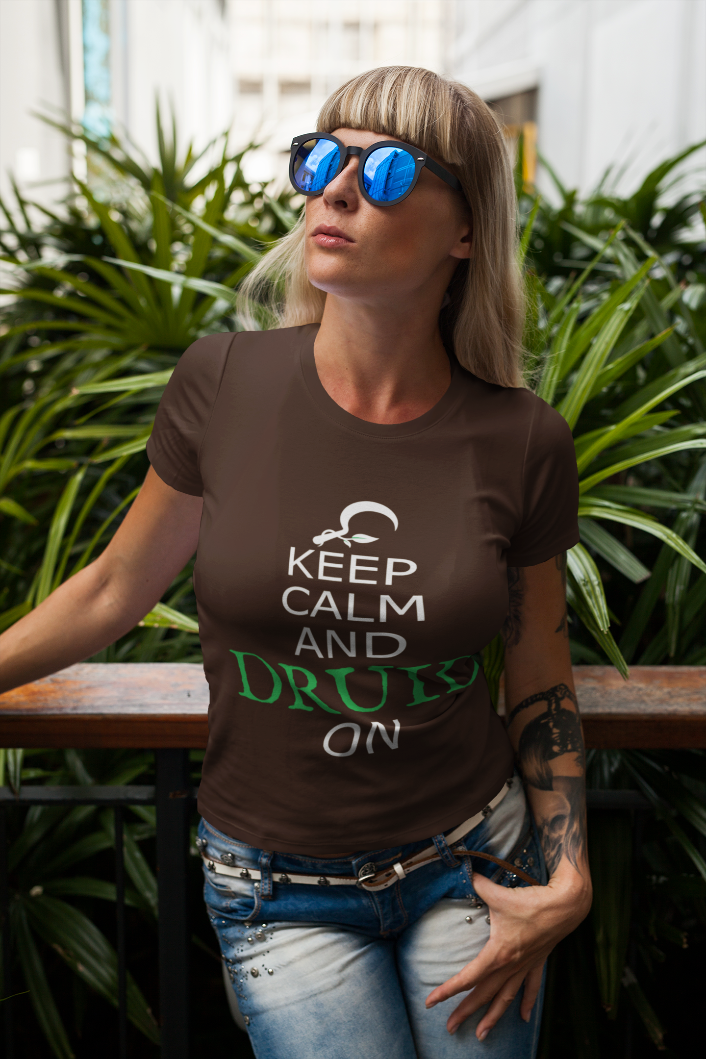 Keep Calm and Druid On Shirt, Unisex Softstyle Tee