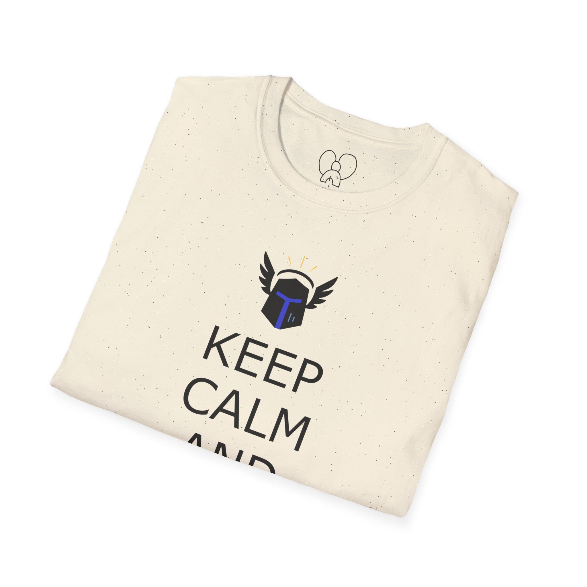 Keep Calm and Paladin On T-Shirt, Unisex Gaming Tee
