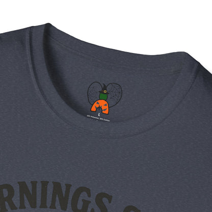 Skull Coffee T-Shirt: Mornings Suck Design, Funny Unisex Tee for Coffee Lovers, Casual Wear, Gift for Friends