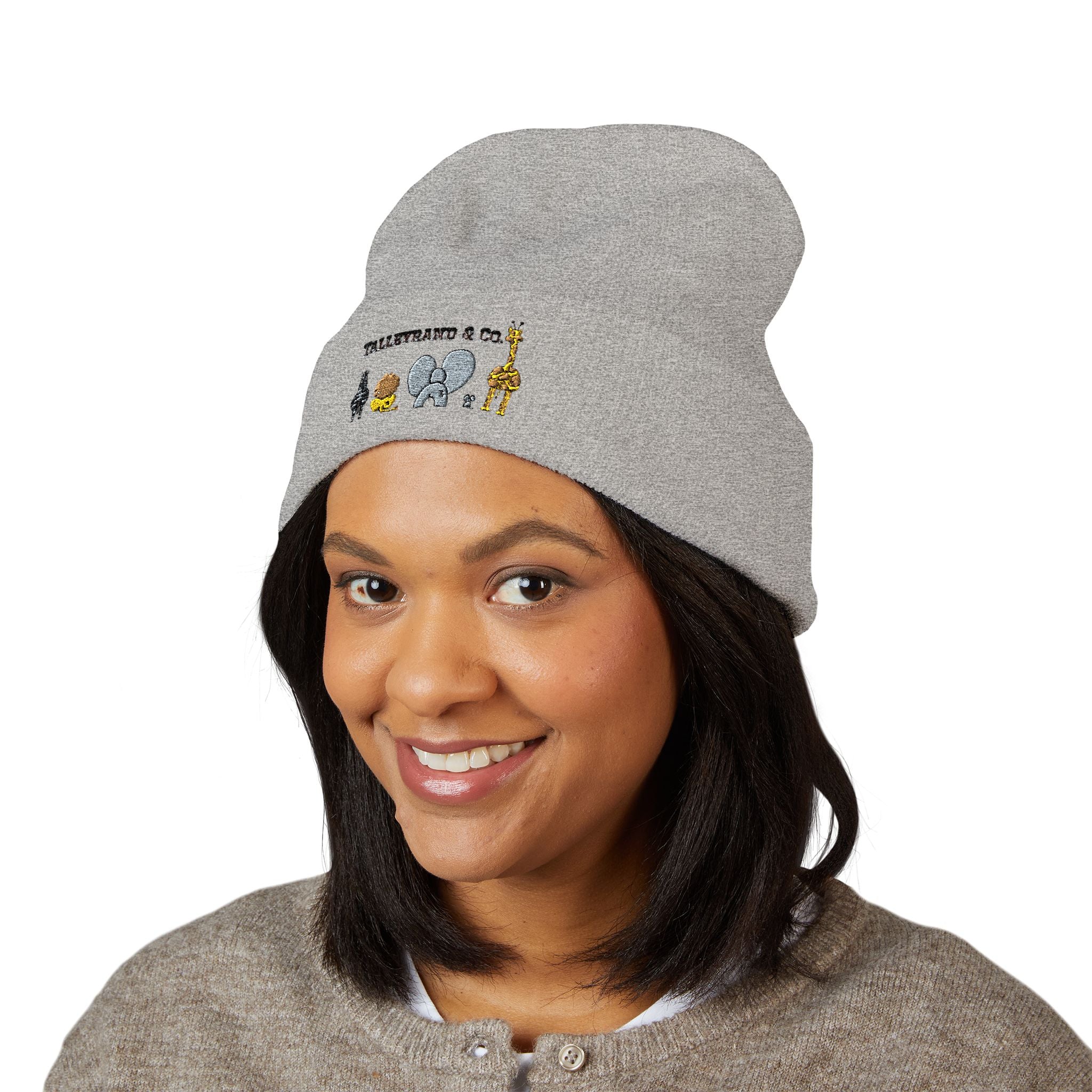 Embroidered Beanie - Talleyrand Animals
