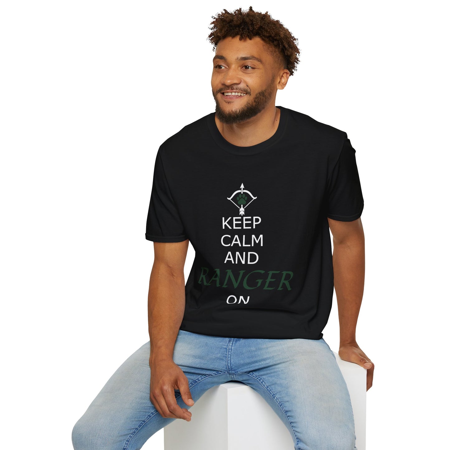 Relaxed Ranger Graphic T-Shirt with Inspiring Quote, Adventure Tee, Nature Lover Shirt, Gift for Outdoorsy Friends, Camping Apparel