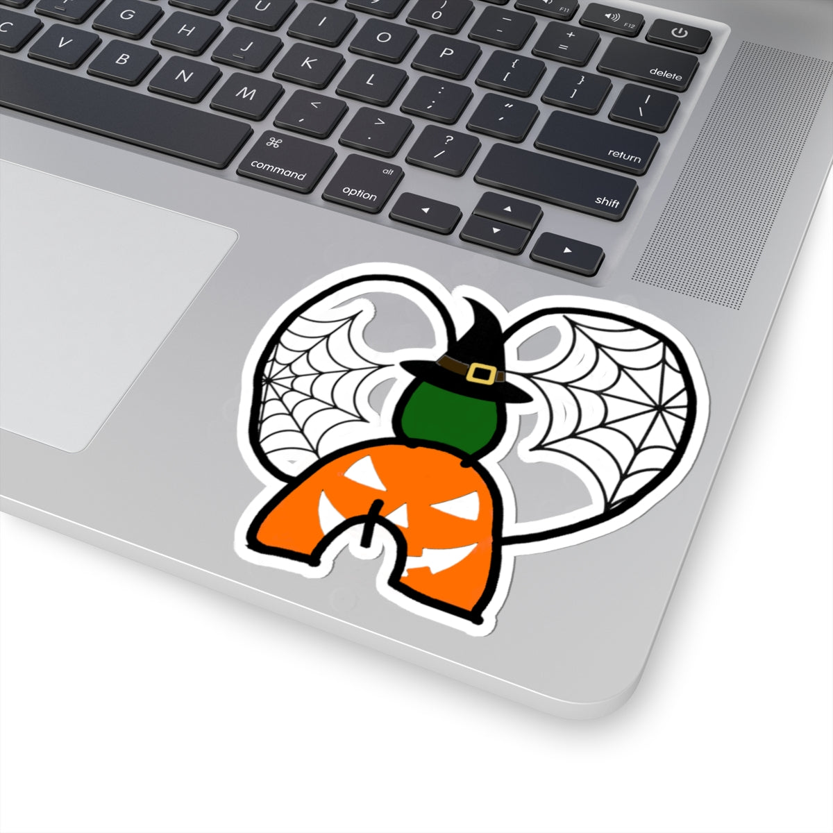 Halloween Pumpkin Witch Kiss-Cut Stickers | Spooky Decor, Fall Crafting, Laptop Stickers, Party Favors, Trick or Treat