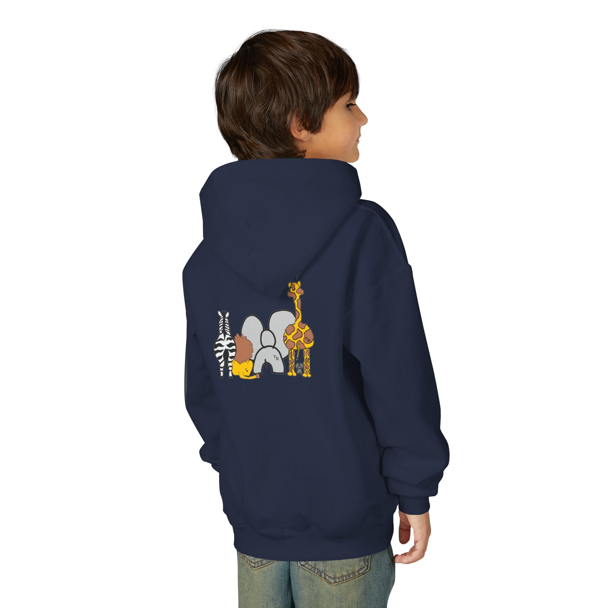 Youth Hoodie -TalleyRand Band Front/Animals Back