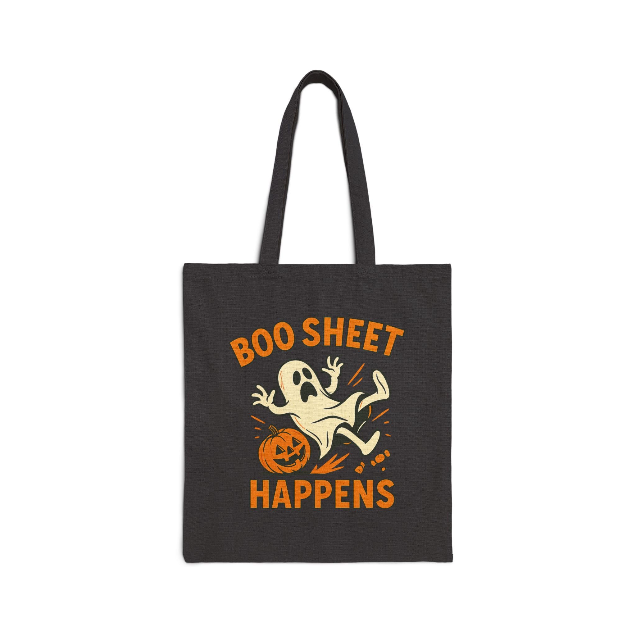 Halloween Ghost Tote Bag - Creep It Real, Eco-Friendly Shopping Bag, Fall Festival, Trick or Treat