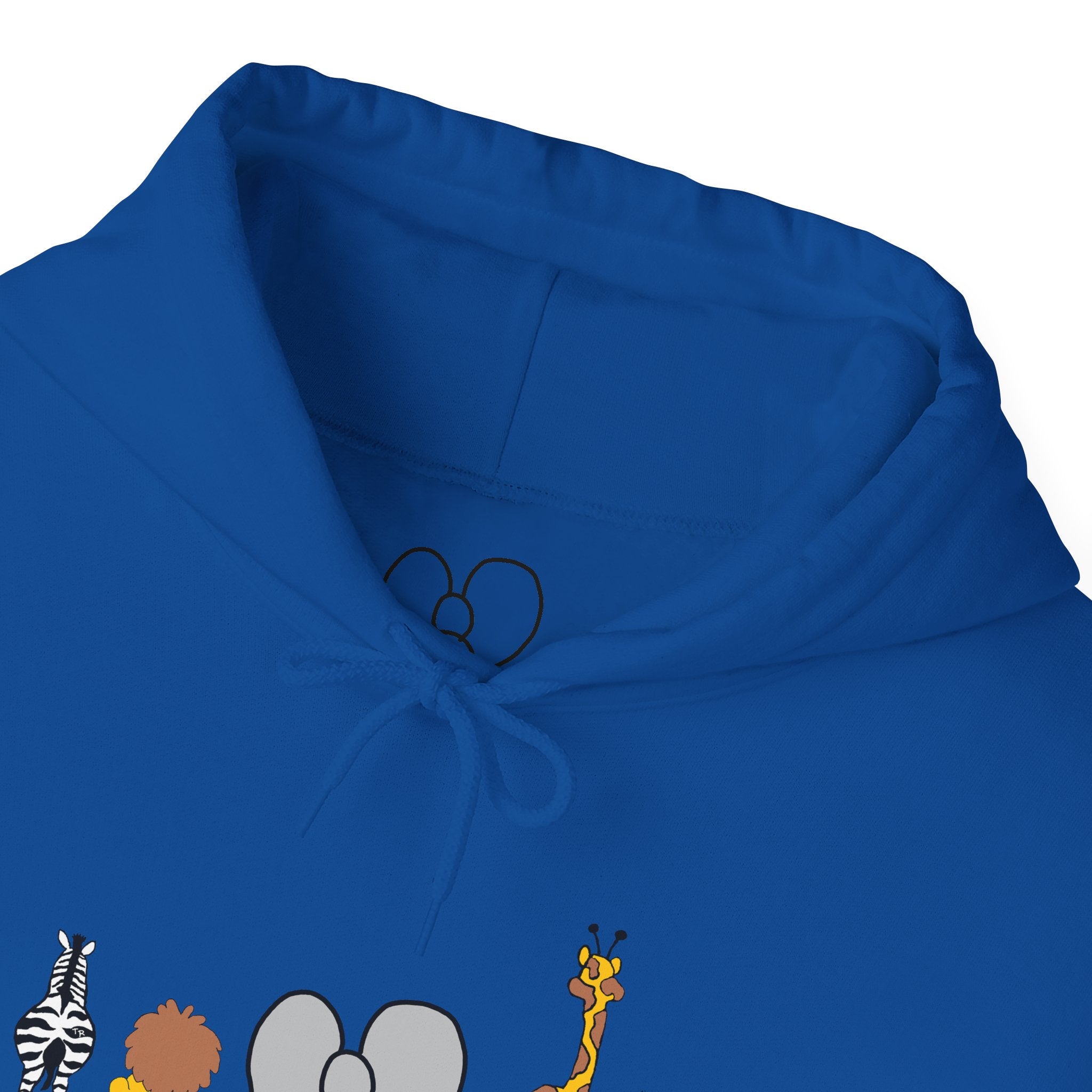 Whimsical Animal Sweatshirt, Cozy Unisex Hoodie for Kids & Teens, Fun Gift for Birthdays, Animal Lovers' Apparel