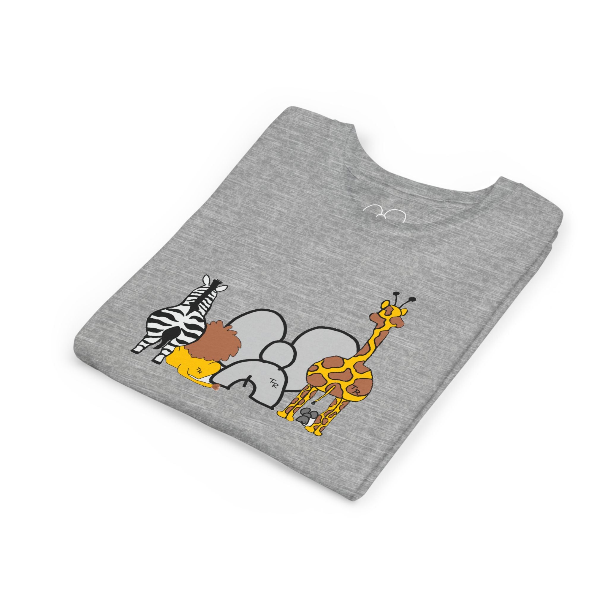 Youth Tee - Animals Front - Elephant
