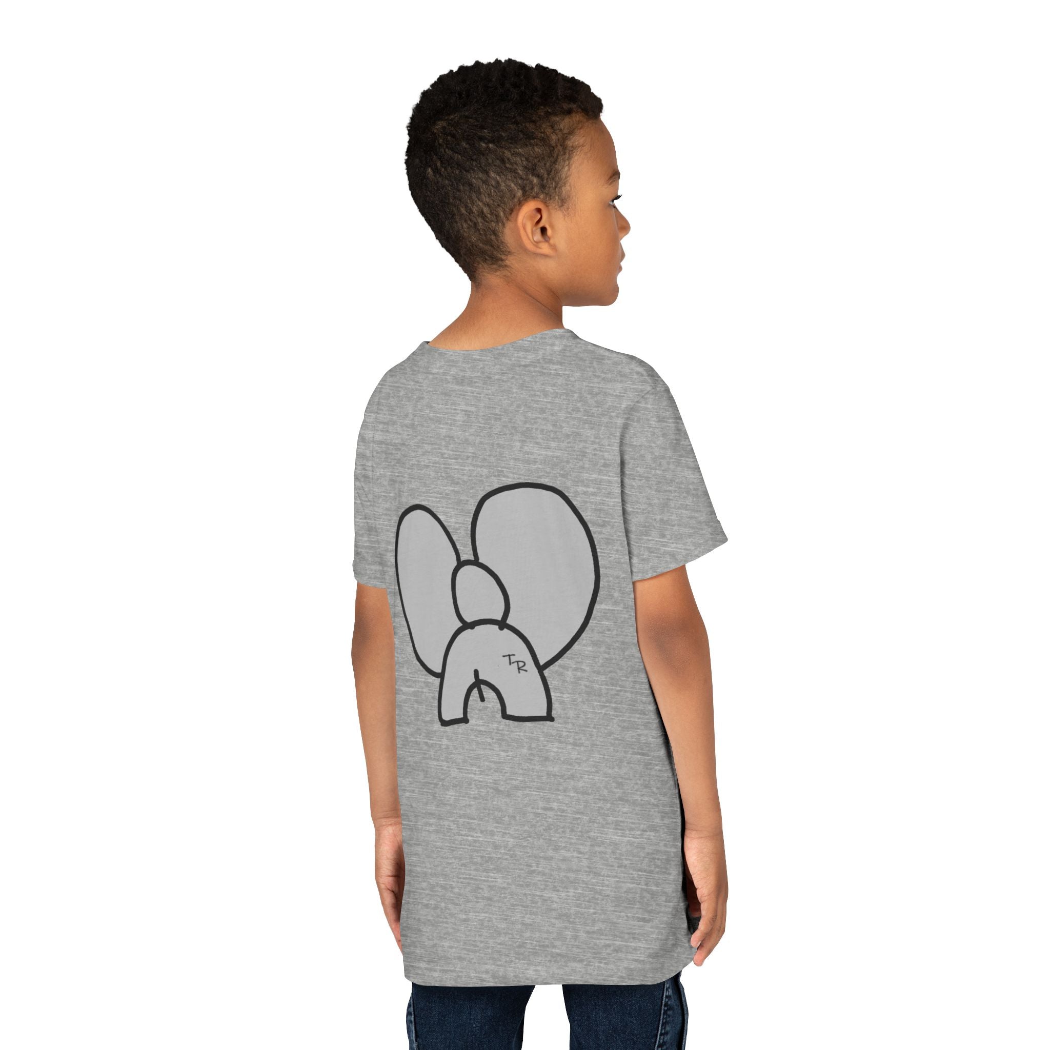 Youth Tee - Animals Front - Elephant