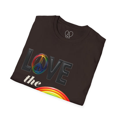 Rainbow Love Unisex T-Shirt