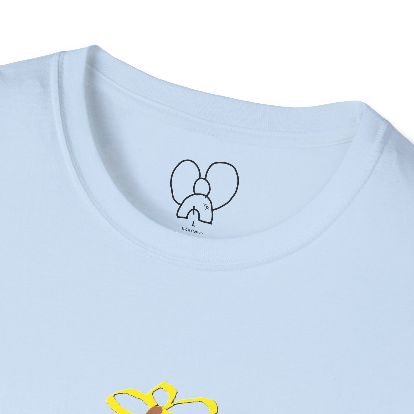 Unisex Softstyle T-Shirt with 'Miss You, Love You' Floral Design - Perfect for Gifts, Casual Wear, Friendship, Love