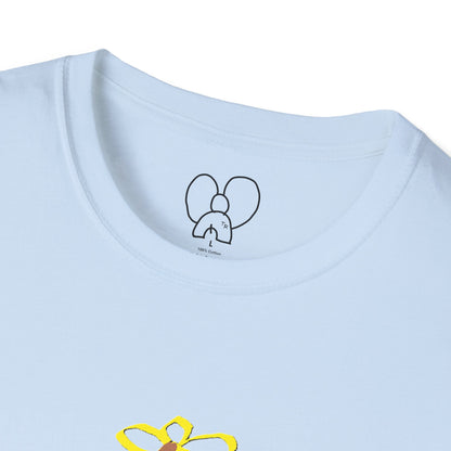 Unisex Softstyle T-Shirt with 'Miss You, Love You' Floral Design - Perfect for Gifts, Casual Wear, Friendship, Love