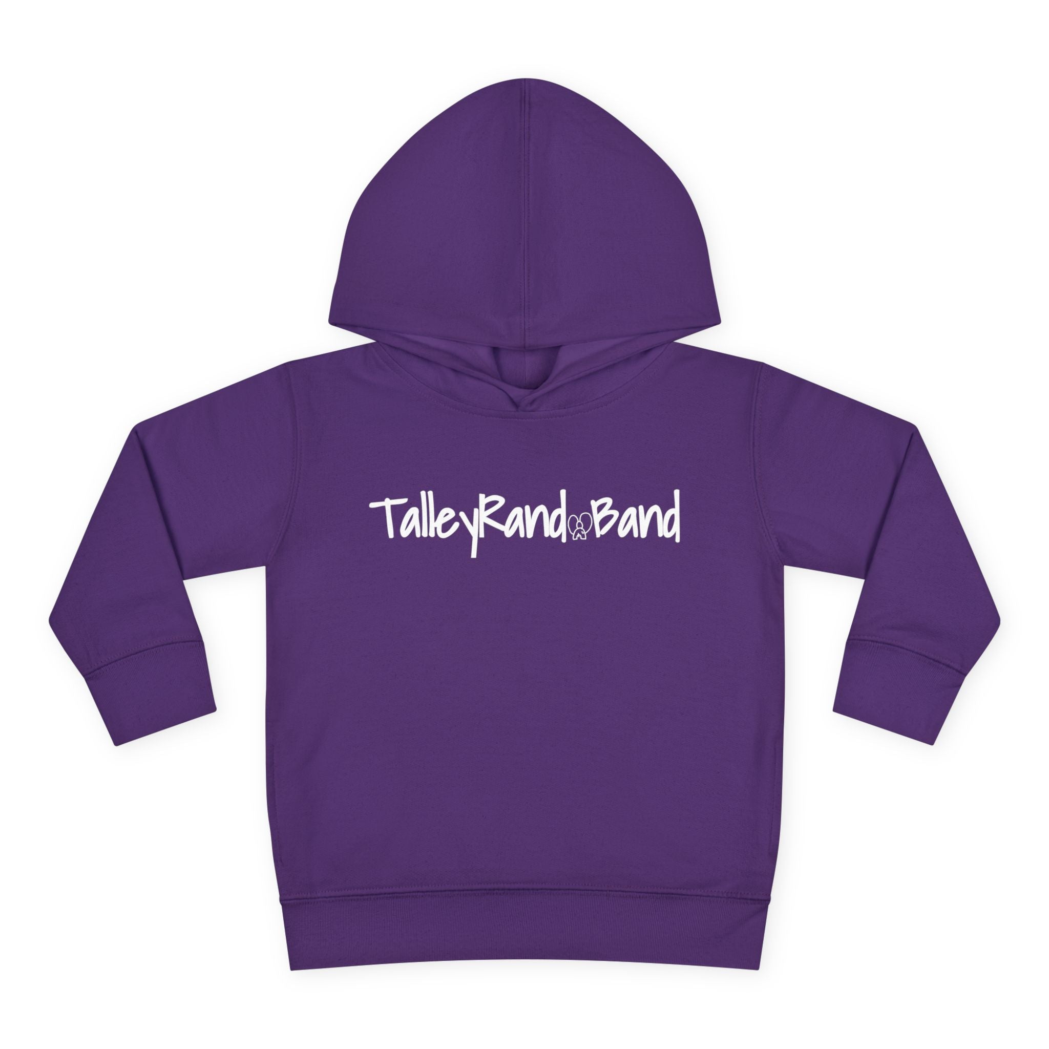 Kids Fleece Hoodie - TalleyRand Band Print Front - Stick Together Fam Back