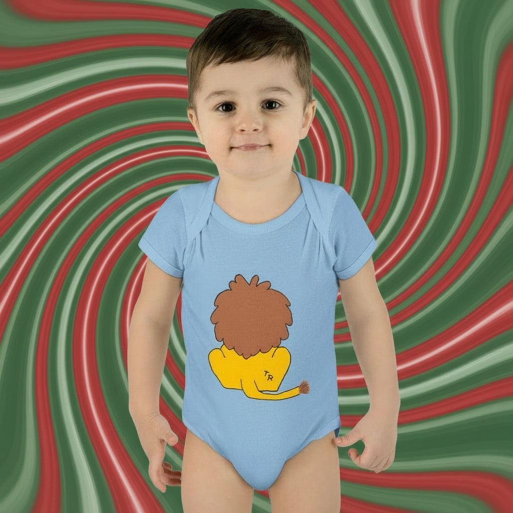 Infant Baby Rib Bodysuit - Lion