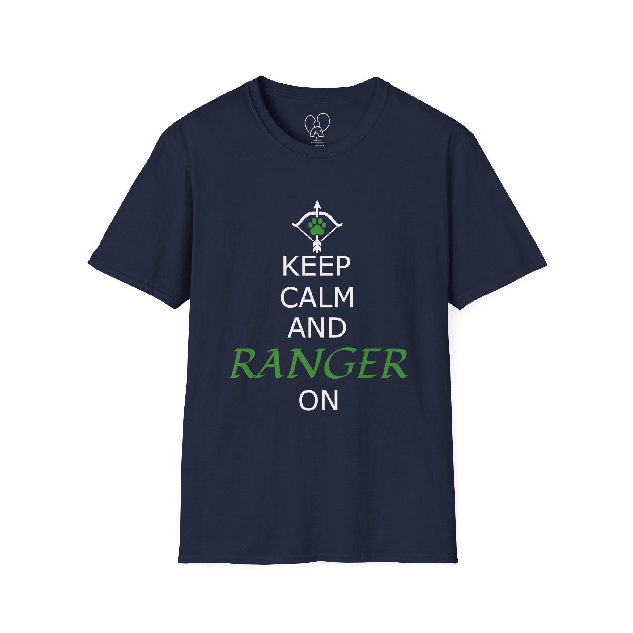 Relaxed Ranger Graphic T-Shirt with Inspiring Quote, Adventure Tee, Nature Lover Shirt, Gift for Outdoorsy Friends, Camping Apparel