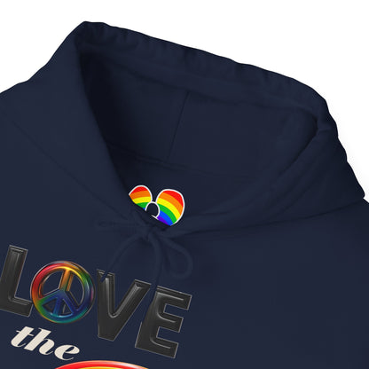 Rainbow Love Peace Hoodie