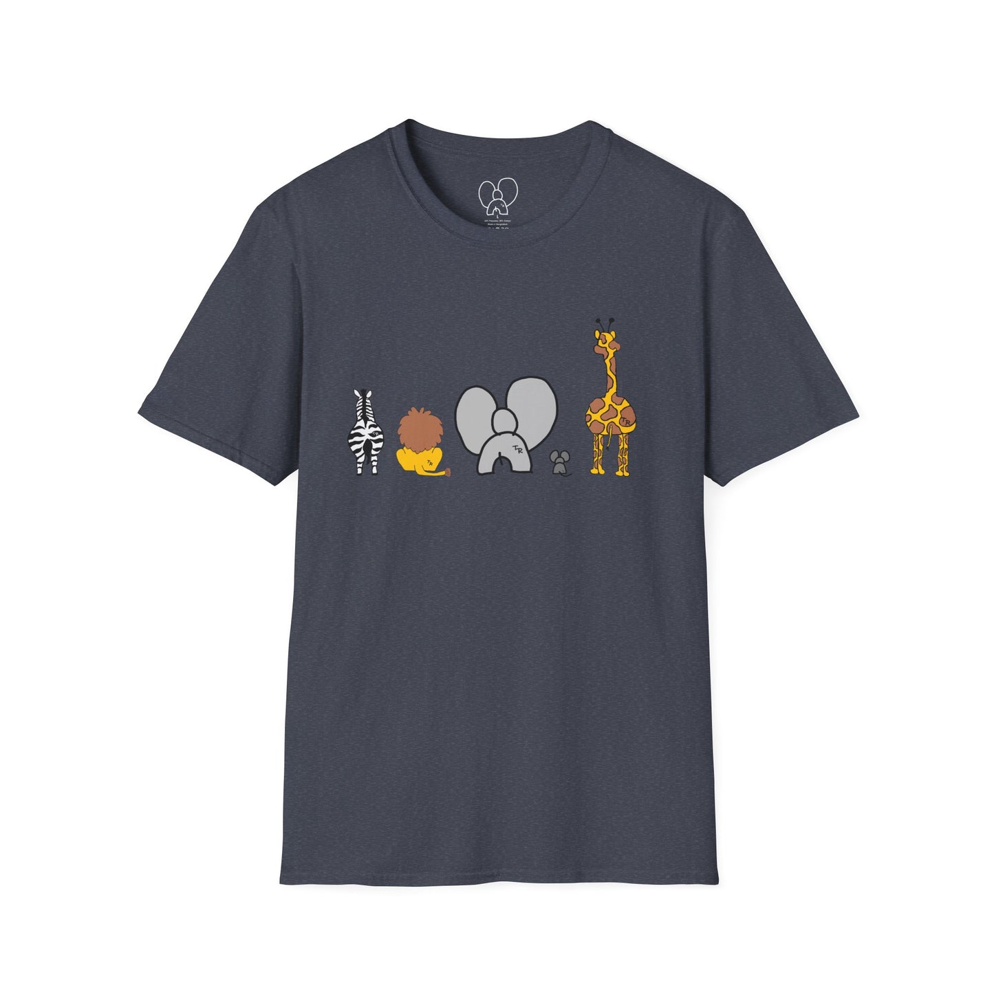 Animal Band Graphic T-Shirt, Cute Zoo Animal Tee, Unisex T-Shirt, Birthday Gift, Fun, Family, Party Outfit, Adventure Shirt