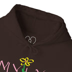 Warm Floral Love Sweatshirt | Cozy Unisex Hoodie for Casual Everyday Wear, Gifts, Mother's Day, Birthdays, Friendship