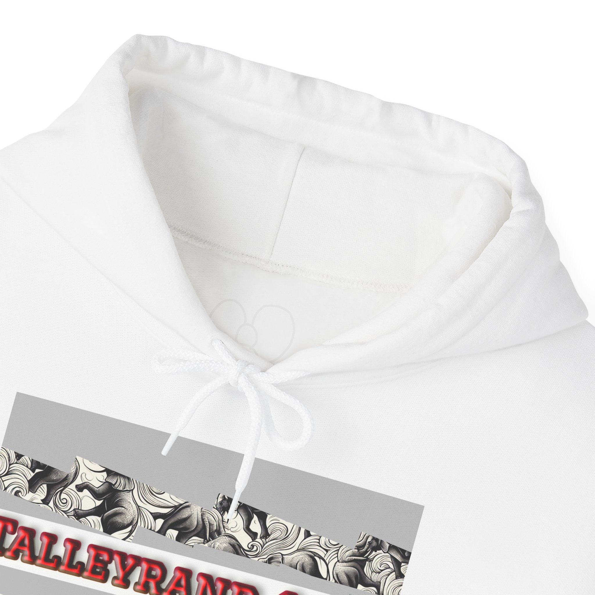 Talleyrand Band Hooded Sweatshirt Text Front/ picture back and picture sleeves