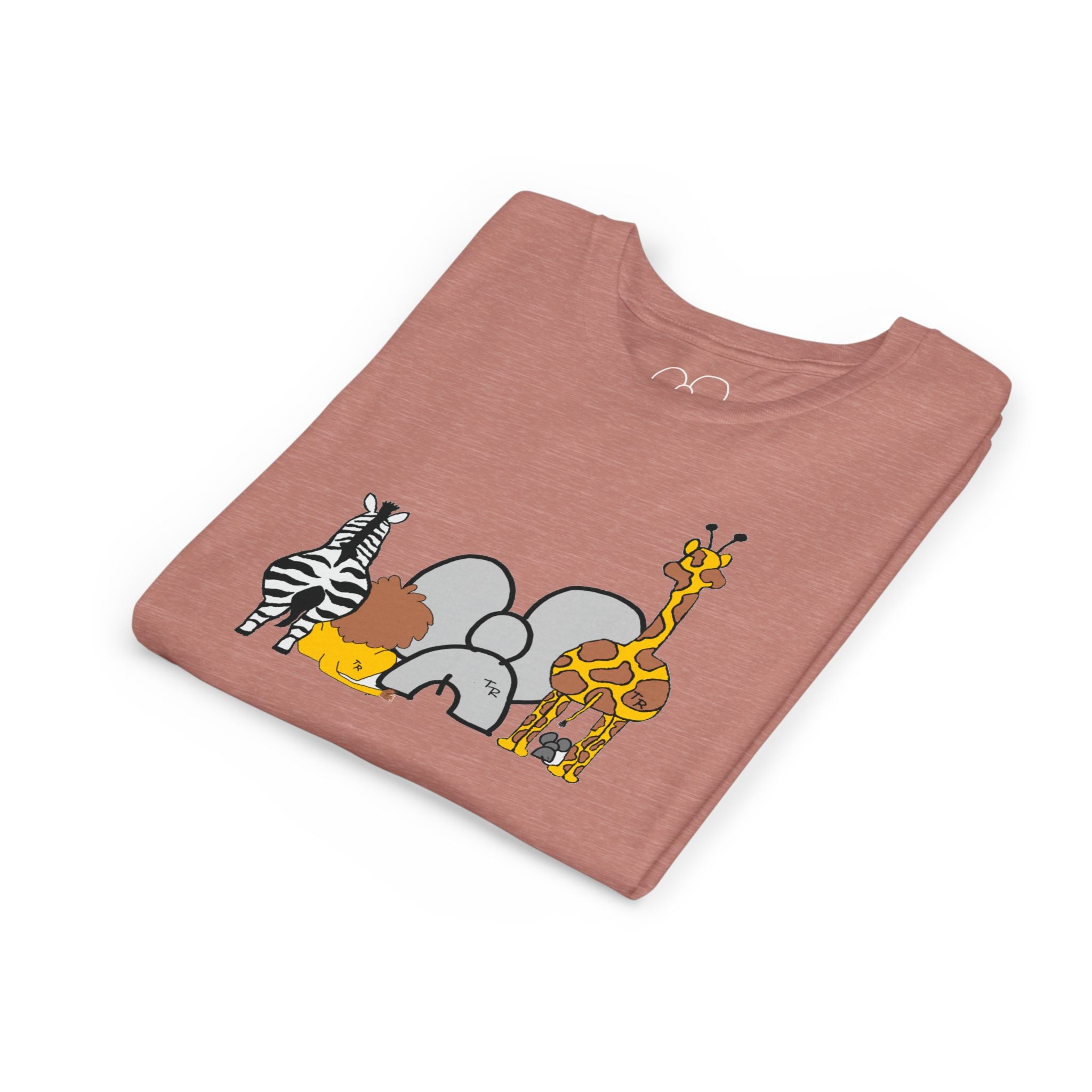 Youth Tee - Animals Front - Elephant