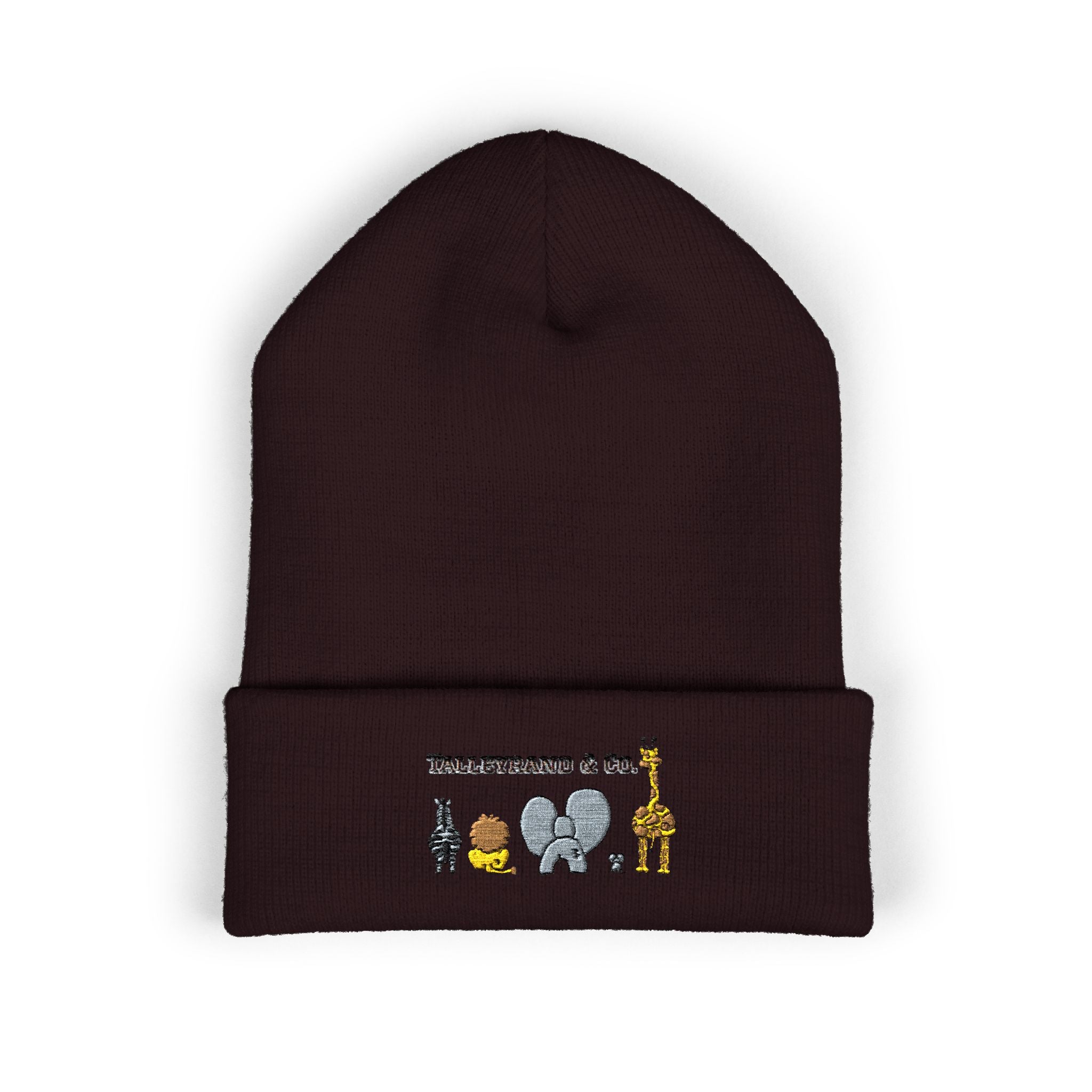 Embroidered Beanie - Talleyrand Animals