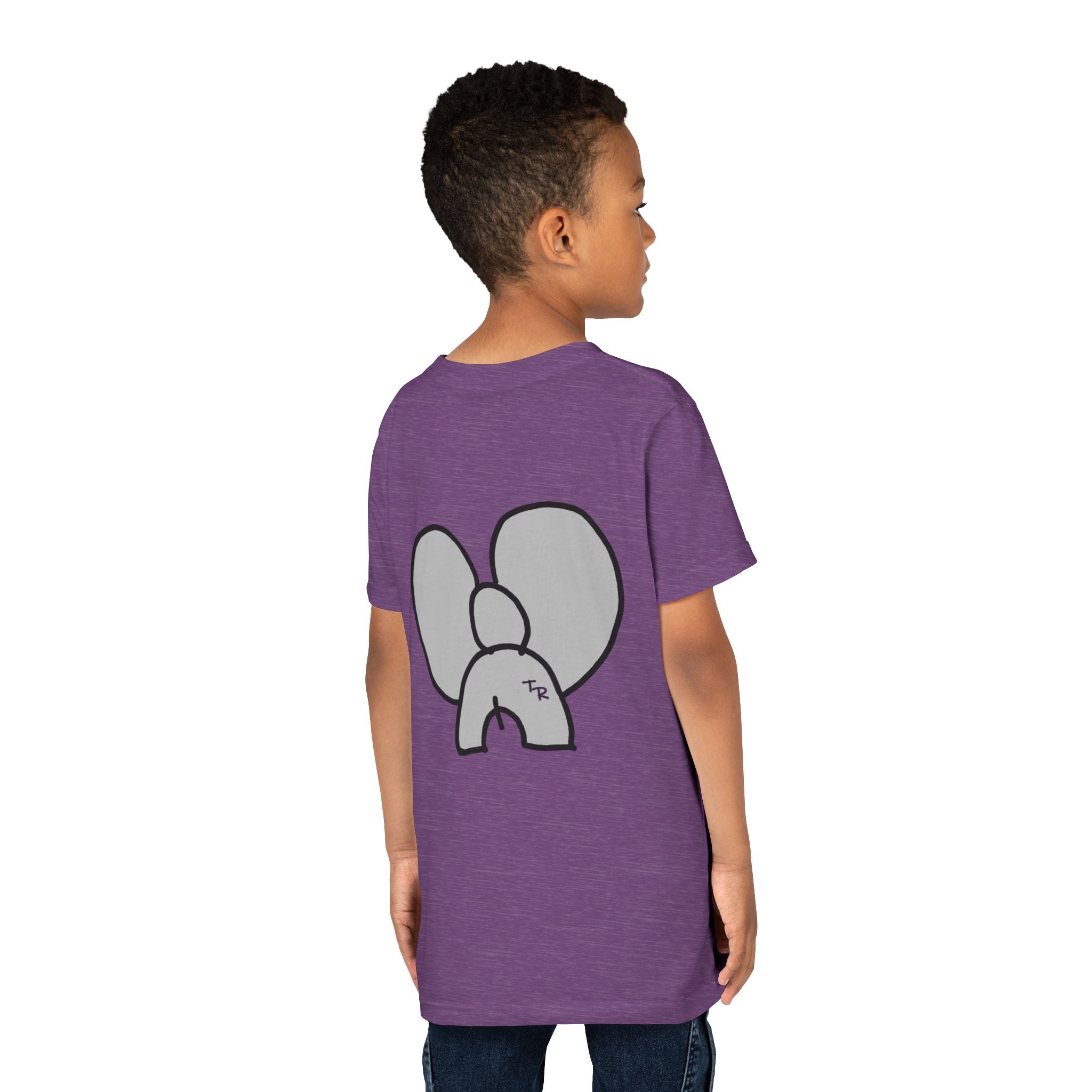 Youth Tee - Animals Front - Elephant