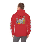 Talleyrand Band Hooded Sweatshirt Text Front/ picture back and picture sleeves