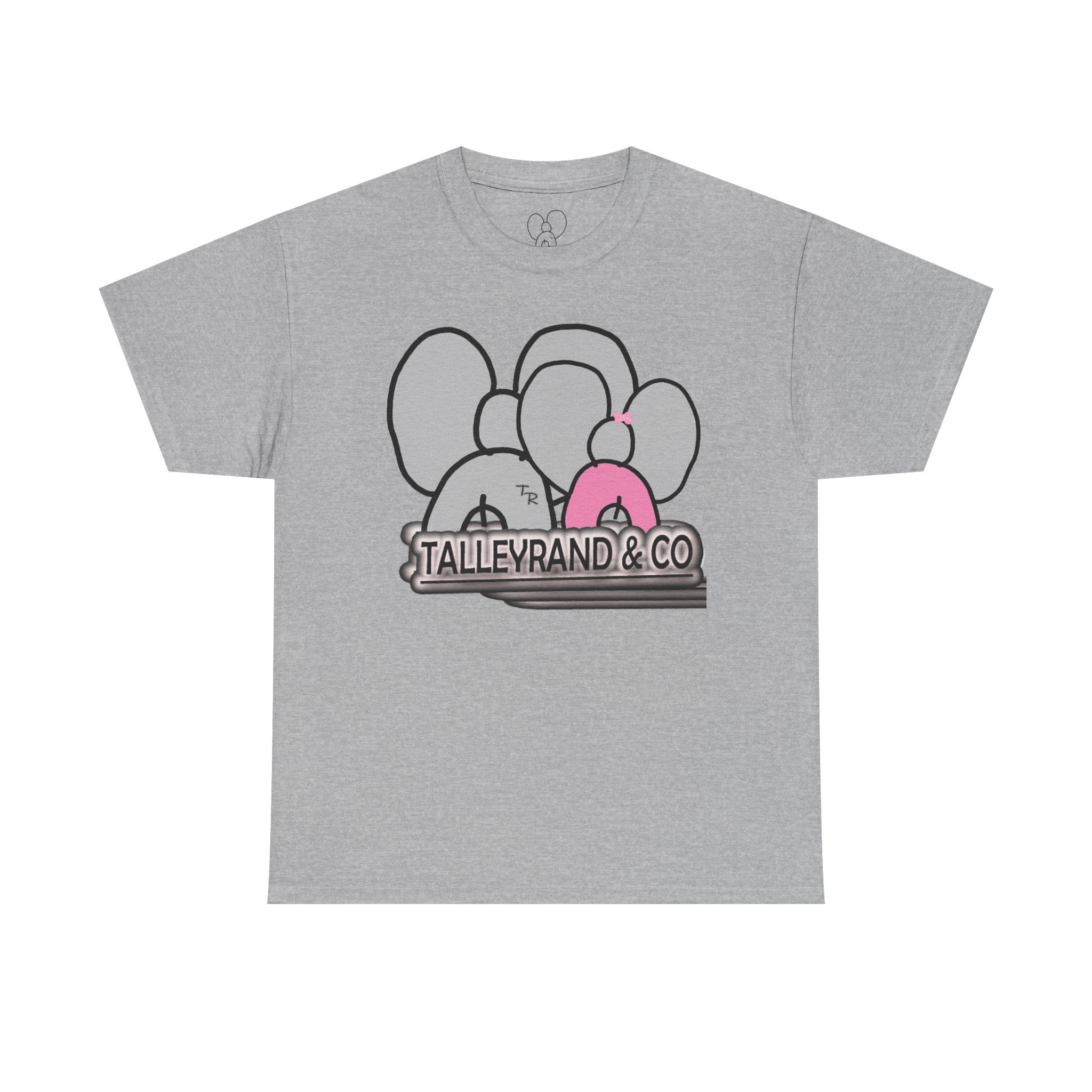Elephant Crew Graphic Tee — TalleyRand & Co. Cute Pink Accent
