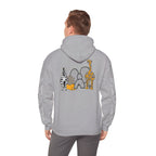 Talleyrand Band Hooded Sweatshirt Text Front/ picture back and picture sleeves