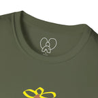 Unisex Softstyle T-Shirt with 'Miss You, Love You' Floral Design - Perfect for Gifts, Casual Wear, Friendship, Love