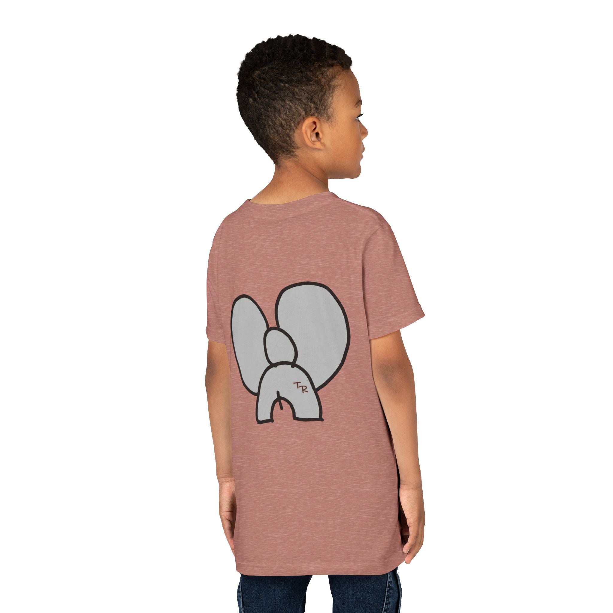 Youth Tee - Animals Front - Elephant