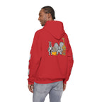 Talleyrand Band Hooded Sweatshirt Text Front/ picture back and picture sleeves