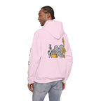 Talleyrand Band Hooded Sweatshirt Text Front/ picture back and picture sleeves