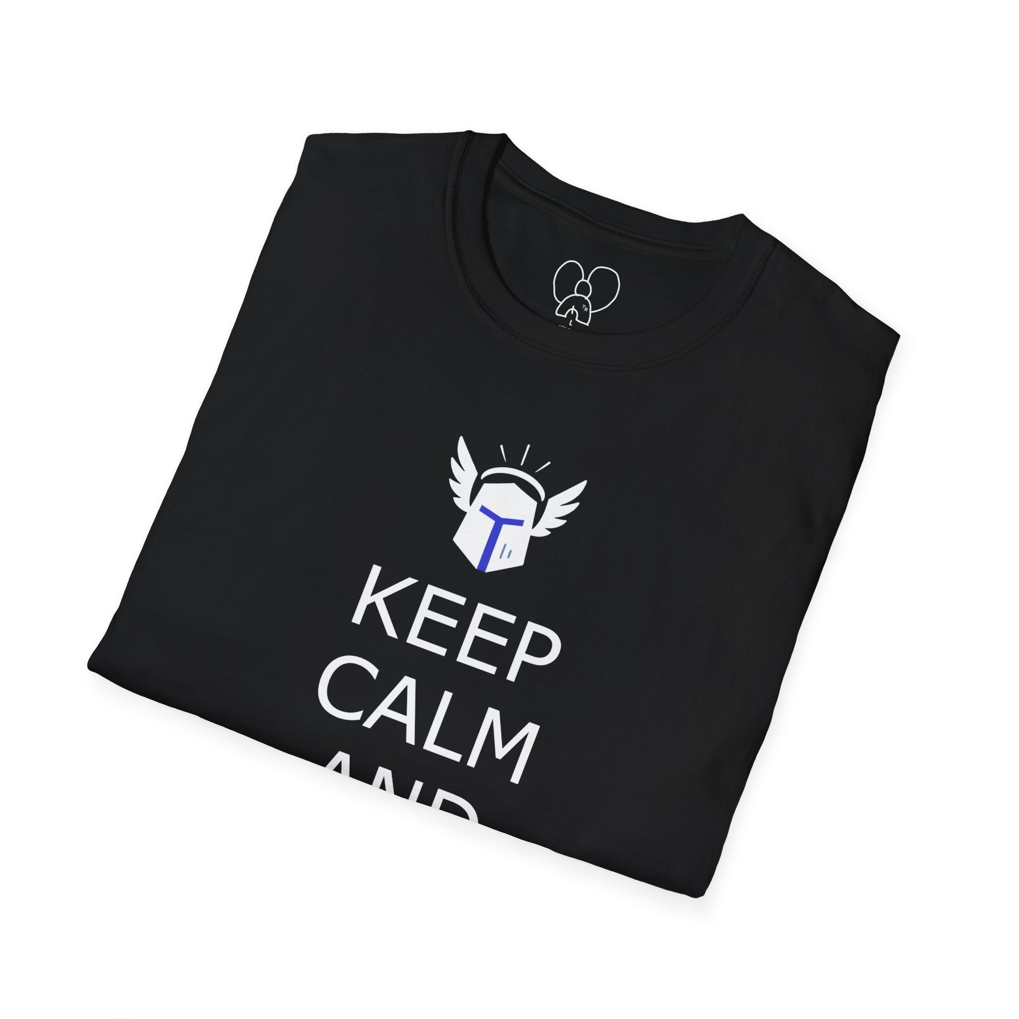 Keep Calm and Paladin On T-Shirt, Unisex Gaming Tee